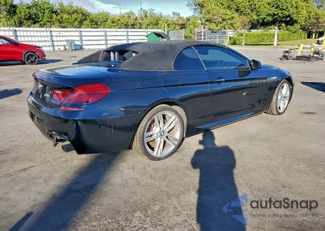 2014 BMW 640 I z USA, uszkodzony, nr VIN WBALW7C59EDX59092